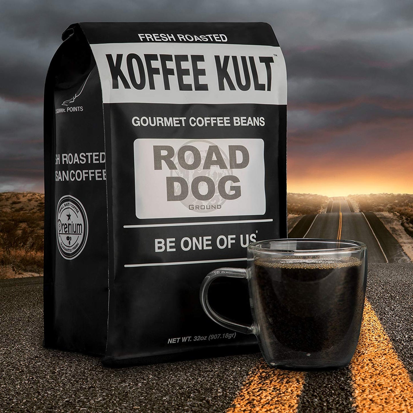Road Dog Dark Roast Coffee (Ground Coffee,12Oz)