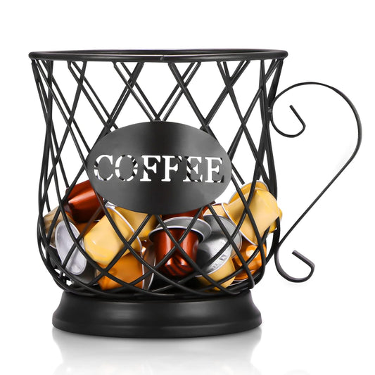 Stylish Medium Coffee Capsule Holder - Elegant Organizer for Your Home Cafe or Hotel