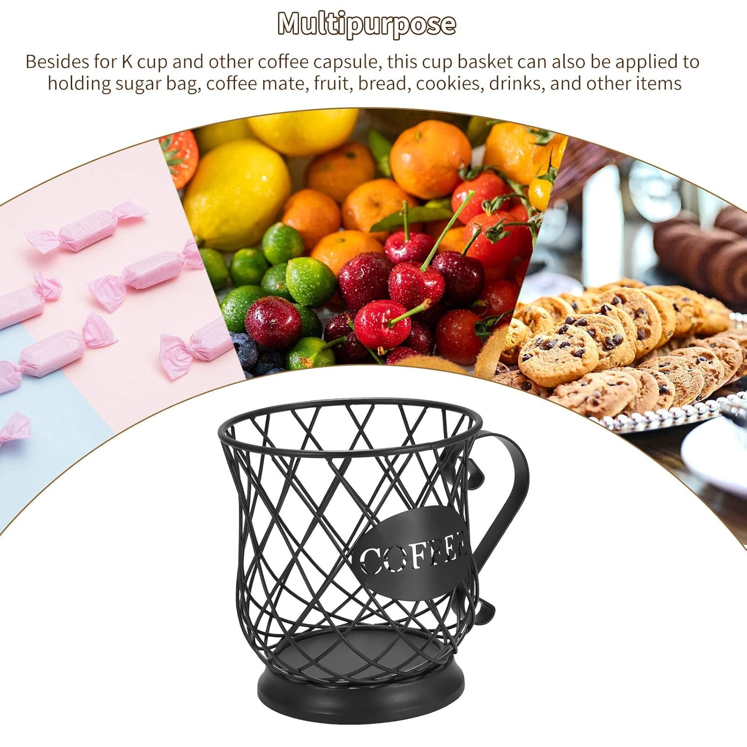 Stylish Medium Coffee Capsule Holder - Elegant Organizer for Your Home Cafe or Hotel