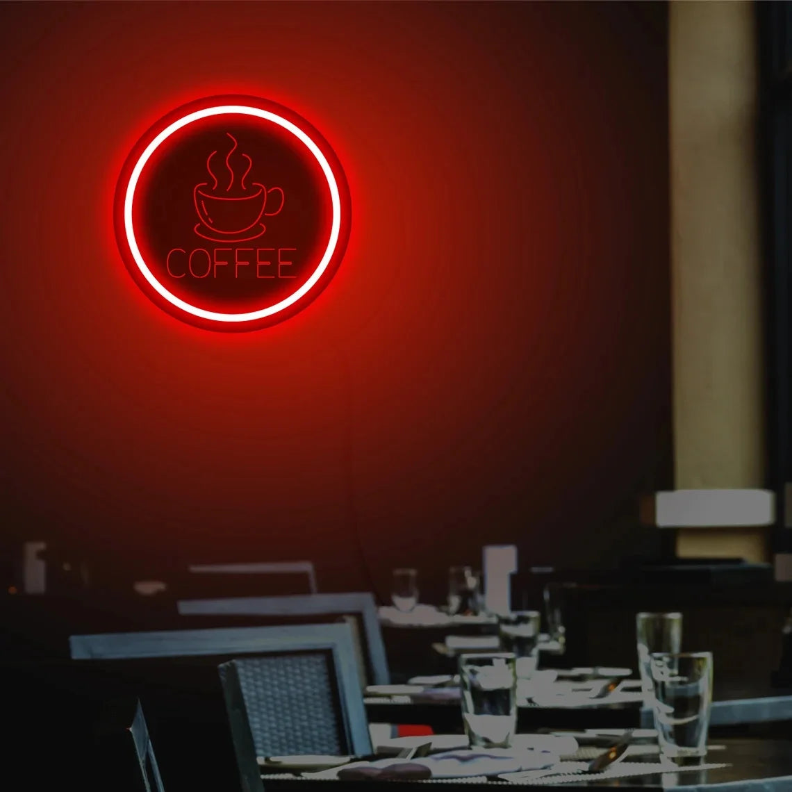 Illuminate Your Space with Our Customizable Coffee Bar Neon Sign - Perfect for Coffee Shops and Home Decor