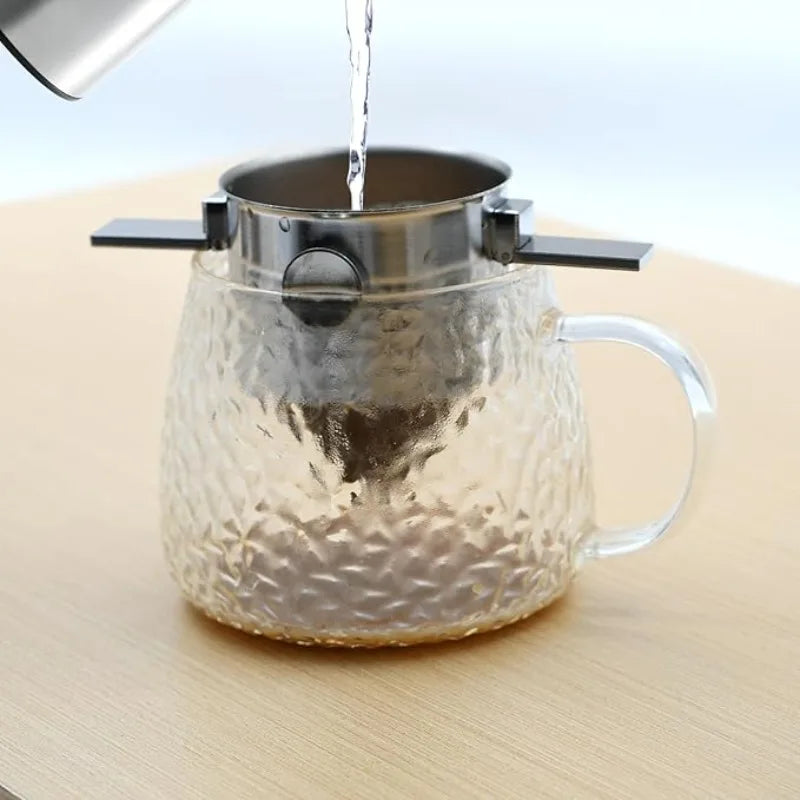 Experience Coffee Bliss Anywhere with Our Collapsible Stainless Steel Camping Coffee Filter - Reusable, Paperless, and Perfect for On-the-Go Brewing!