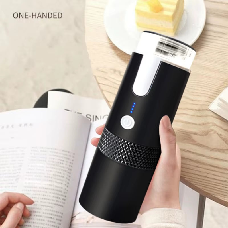Electric Coffee Maker for Ground Coffee and Capsules - Portable Brewing Machine