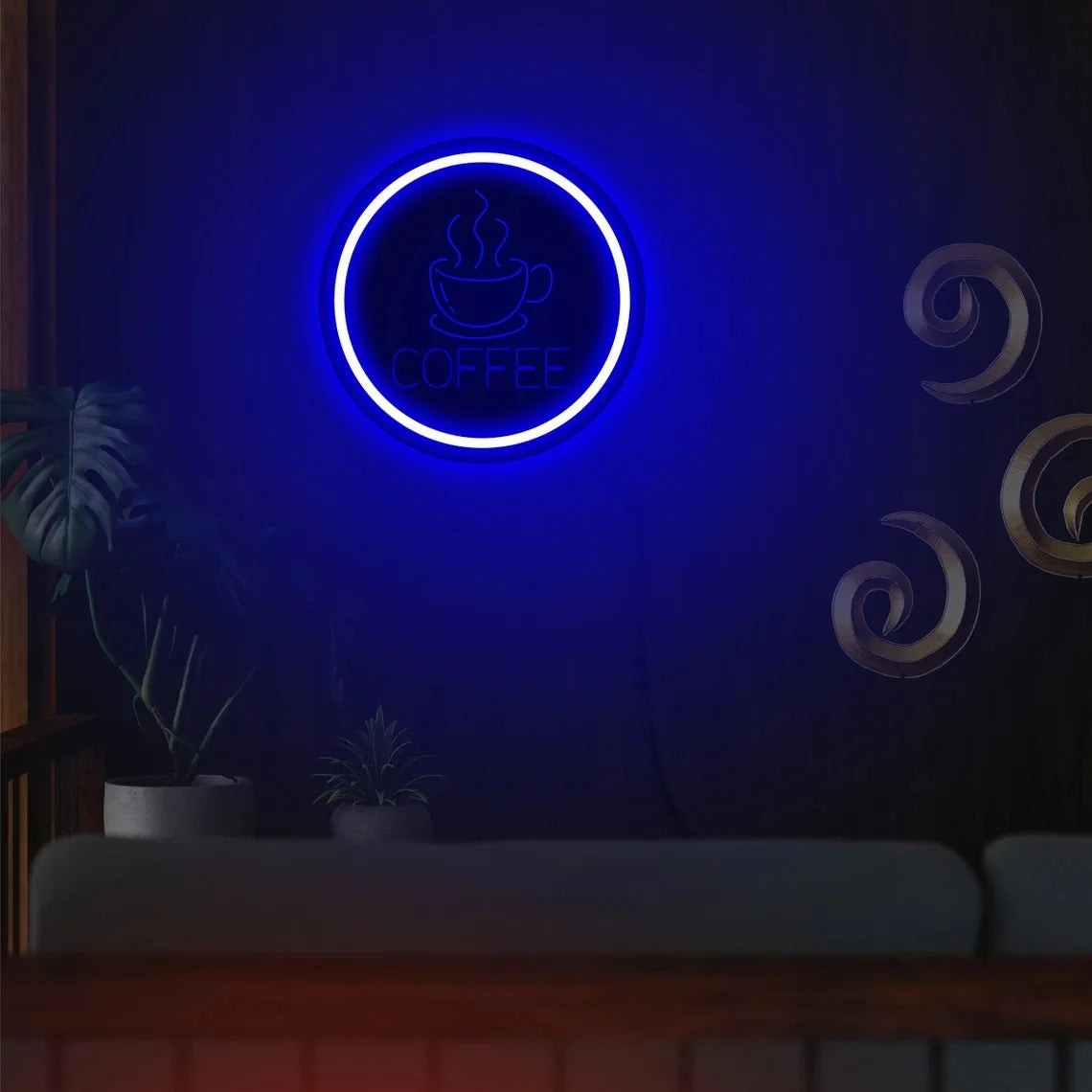Illuminate Your Space with Our Customizable Coffee Bar Neon Sign - Perfect for Coffee Shops and Home Decor