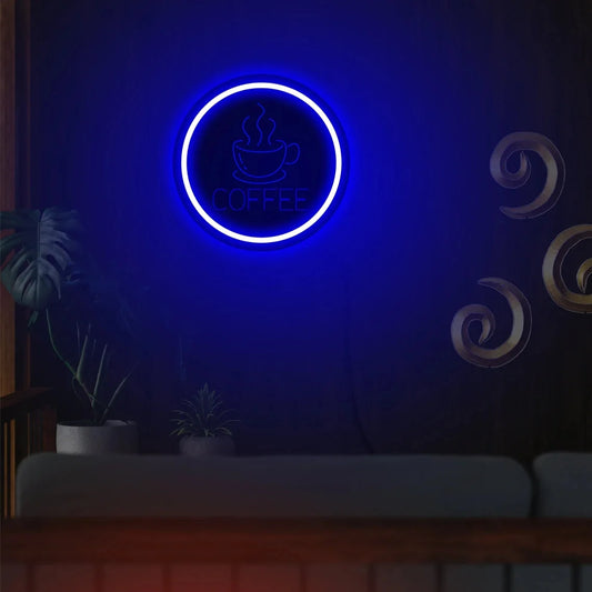 Illuminate Your Space with Our Customizable Coffee Bar Neon Sign - Perfect for Coffee Shops and Home Decor
